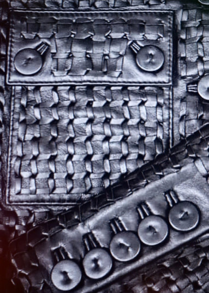 KNIGHTSBRIDGE HAND WOVEN BY-PRODUCT LEATHER JACKET