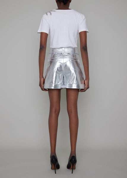 PETERSHAM BY-PRODUCT LEATHER SHORTS