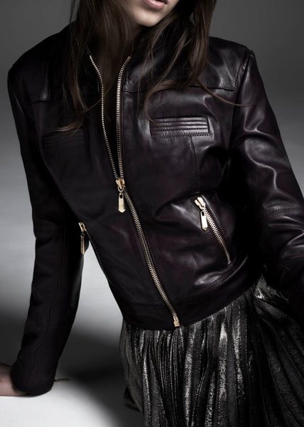 SHOREDITCH BY-PRODUCT LEATHER JACKET