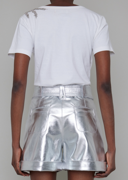 PETERSHAM BY-PRODUCT LEATHER SHORTS