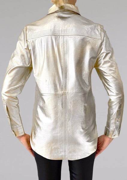 ISLINGTON BY-PRODUCT LEATHER SHIRT