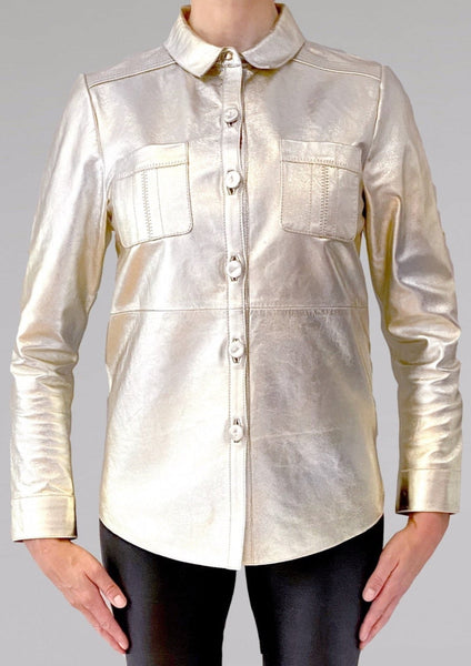 ISLINGTON BY-PRODUCT LEATHER SHIRT