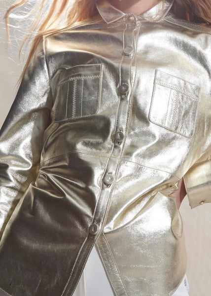 ISLINGTON BY-PRODUCT LEATHER SHIRT