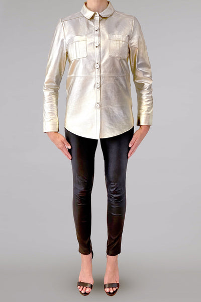 ISLINGTON BY-PRODUCT LEATHER SHIRT